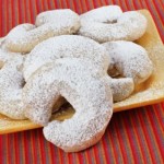 Christmas Viennese Crescent Cookies