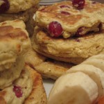 Cranberry Ricotta Pancakes