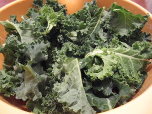 Homemade Crispy Kale Chips