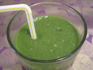 Powerful Green Pomegranate Smoothie