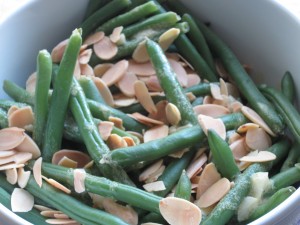 Green Beans with Shallot Sauce