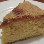 Hot Milk Sponge Cake w/ Broiled Coconut Topping