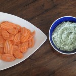 Kale Dip with Carrots