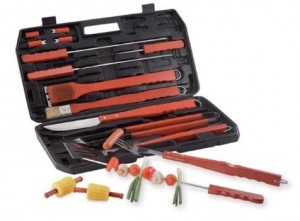 Fire Up The Grill & Enter to Win A Chefmaster 19-piece BBQ Tool Set