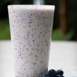 Blueberry Banana Flaxseed Smoothie