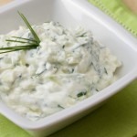 Zucchini Mint Dip w/Beanfields Bean & Rice Chips