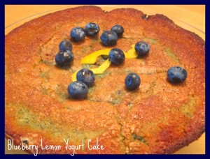 Secret Recipe Club: Bluberry Lemon Yogurt Cake