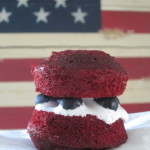 Red, White and Blueberry Whoopie Pies