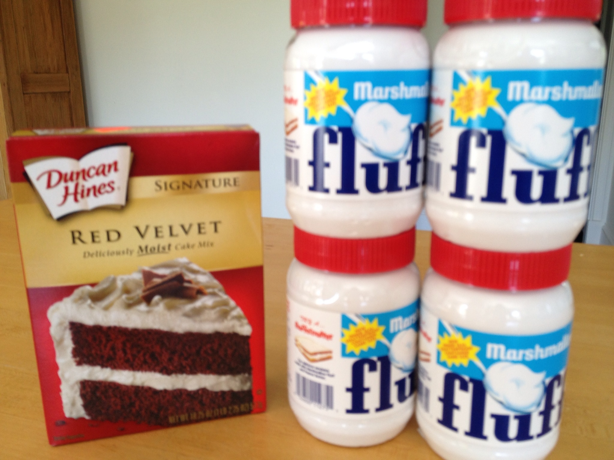 Red Velvet Whoopie Pie with Blueberries