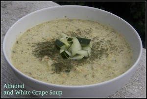 Almond and White Grape Gazpacho