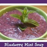 Chilled Blueberry Mint Soup