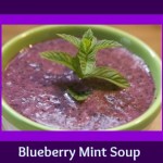 Blueberry Mint Soup