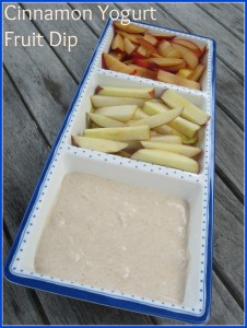 Cinnamon Yogurt Fruit Dip