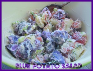 Blue Potato Salad