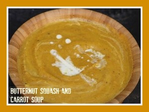Seriously Soupy: Butternut Squash and Carrot Soup