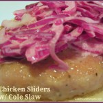 Chicken Sliders w/ Cole Slaw