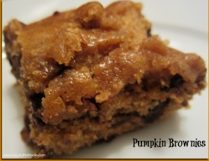 Pumpkin Brownies