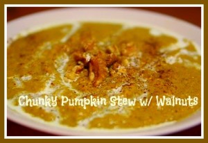 Pumpkin Stew with Walnuts