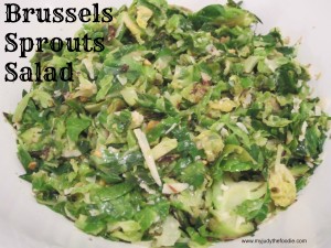 Shredded Brussels Sprouts Salad