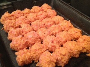 Spicy Buffalo Chicken Meatballs