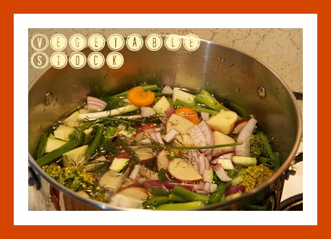 vegetables boiling
