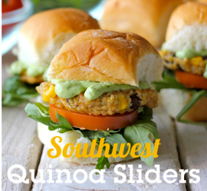 Southwestern Quinoa Sliders