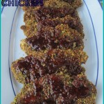 Pistachio Crusted Chicken w/ Raspberry Sauce