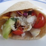 Fish Tacos with Cucumber Tomato Salsa