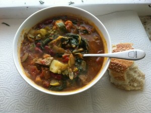 Vegetable Minestrone Soup