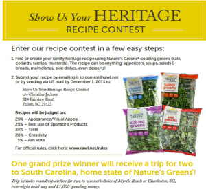 Win a trip to South Carolina and $1000!