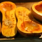 Cranberry Roasted Squash Soup with Toasted Pecans