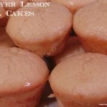 Meyer Lemon Tea Cakes w/ Pomegranate Glaze