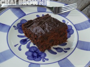 Chai Brownies