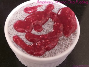 Raspberry Almond Chia Pudding