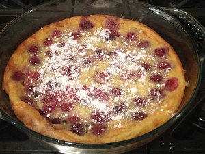 Cherry Vanilla Bean Clafouti