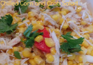 Chilled Corn and Crab Meat Salad