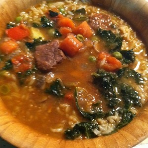 Beef, Kale and Vegetable Stew