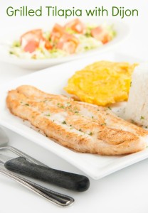 Grilled Tilapia with Dijon