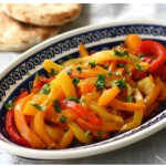 Grilled Bell Pepper Salad