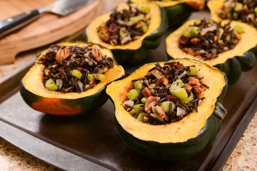 Stuffed Acorn Squash - My Judy the Foodie