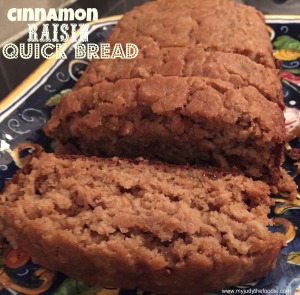 Cinnamon and Raisin Quick Bread