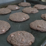 Chocolate Chocolate Chip Bacon Cookies