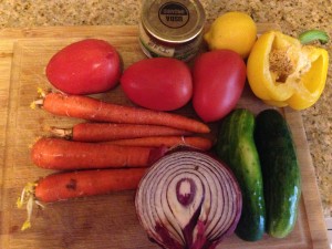 Cucumber and Carrot Gazpacho