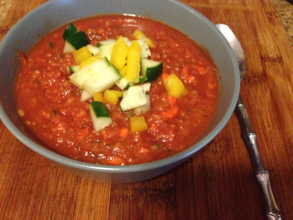 Cucumber and Carrot Gazpacho