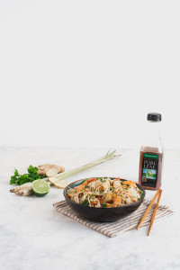 Lemongrass-Scented Rice Noodle Salad with Mint and Cilantro