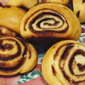 Holiday Hazelnut Spread Pinwheels