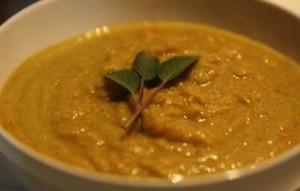 Pesto Cauliflower and Carrot Soup