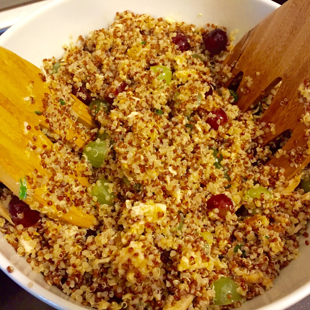 Quinoa and grapes