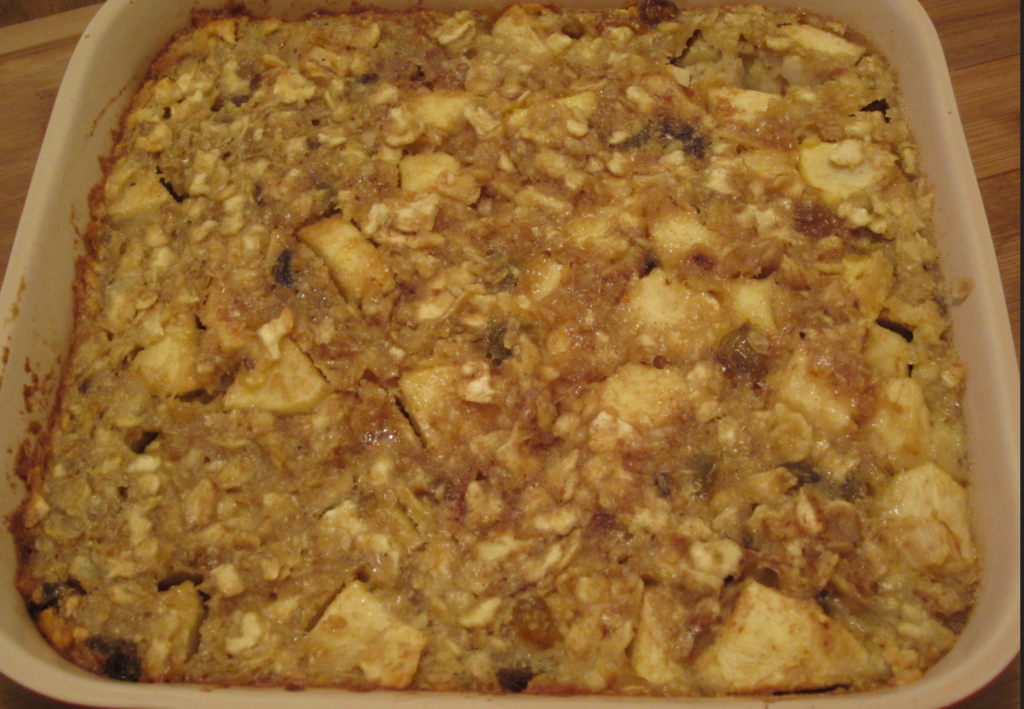 apple matzoh kugel