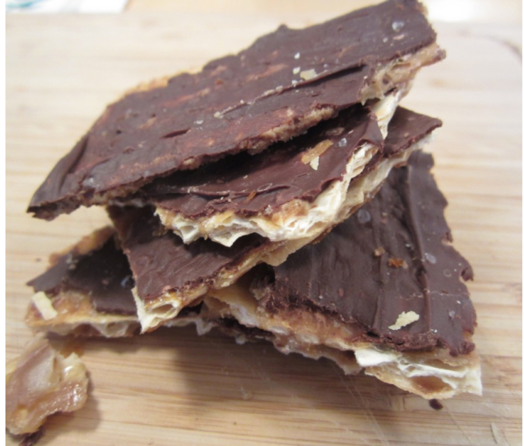 chocolate covered matzoh